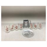Colonel Drake Glasses, Mug & Decorative Plate