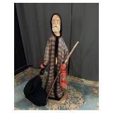 Carved Wooden Santa Claus