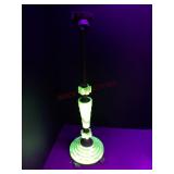 Uranium Glass Lamp
