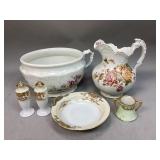 Vintage Salt Shakers, Pitcher & More