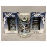 Miller Holiday Beer Steins