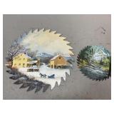 Hand Painted Circular Saw Blades