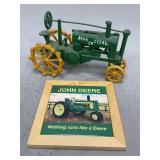 John Deere Tractor and Small Plaque