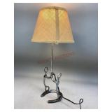 Homemade Western Lamp Horse Shoe & Bit