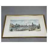 Framed Artwork of Frankfurt Am Main