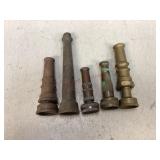 Antique Brass Garden Hose Nozzles