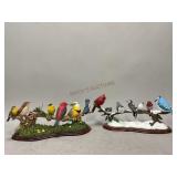 The Danbury Mint Bird Statues by Bob Guge