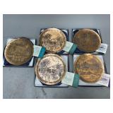 Bronze Wendell August Christmas Plates