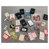 Vintage Zippo Ephemera, Boxes and More