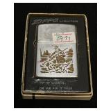 Vintage Zippo Lighter with Box