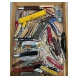 Large Assortment of Miscellaneous Pocket Knives