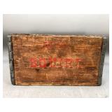 "Drink Squirt" Wooden Crate