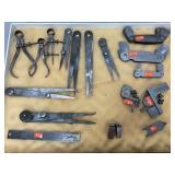 Assorted L.S.Starrett Co. Tools