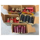 Partially Full Boxes of 12 Gauge Shotgun Shells