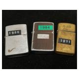 Vintage Zippo Lighters