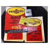 Pennzoil Advertisement Lot