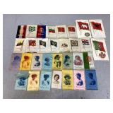 Antique Silk Cigarette Flags & More