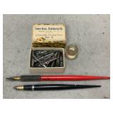 Vintage Dip and Fountain Pens and More