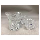 Clear Glass Pitcher & Bowls