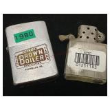 Brown Boiler Franklin PA Refurbished Zippo Lighter