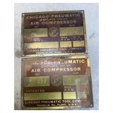 Franklin PA Air Compressor Plaques