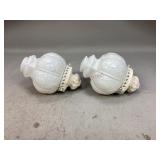 Vintage Milk Glass Light Fixture