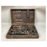 Antique Starrett Ratchet Wrench Set