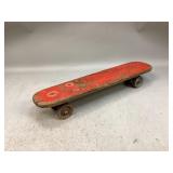 Vintage Wooden Skateboard