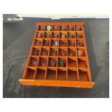 Display Shelf With Shot Glasses