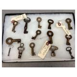 Assortment Of Railroad Keys
