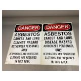 Danger Asbestos Signs