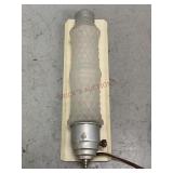 Art Deco Frosted Glass Wall Sconce