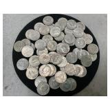58 Kennedy Half Dollars