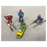 Lead Skier Figurines and More