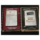 Vintage Zippo Lighters with Boxes