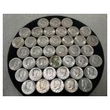 40 Kennedy Half Dollars