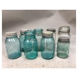 Vintage Glass Canning Jars