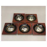 Paez Ivory Handiwork Bullfighting Wall Plaques