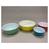 Pyrex Primary Color Nesting Bowl Set
