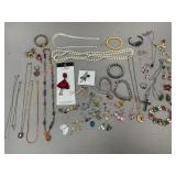 Vintage Assortment of Costume Jewelry