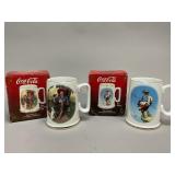 Coca Cola Commemorative Mugs with Boxes