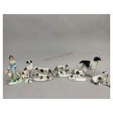 Porcelain Dog Figurines