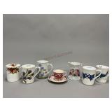 Miscellaneous Teacups, Saucers, & Cream Pitchers