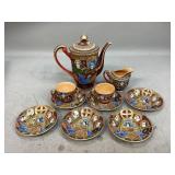 Japan Tea Cups, Saucers, Creamer & Tea Pot