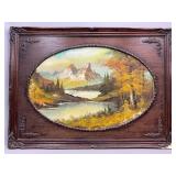 Oil on Canvas Landscape by Whitman