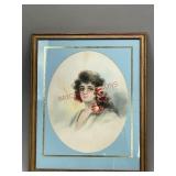 Framed Signed Watercolor