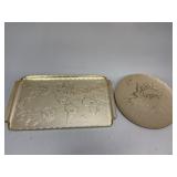 Arthur Armour Hammered Anodized Aluminum Platters