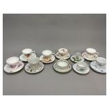 Miscellaneous Teacups and Saucers