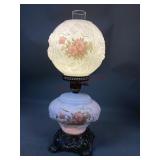 Gone With The Wind Hurricane Floral Lamp