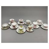 Miscellaneous Teacups and Saucers